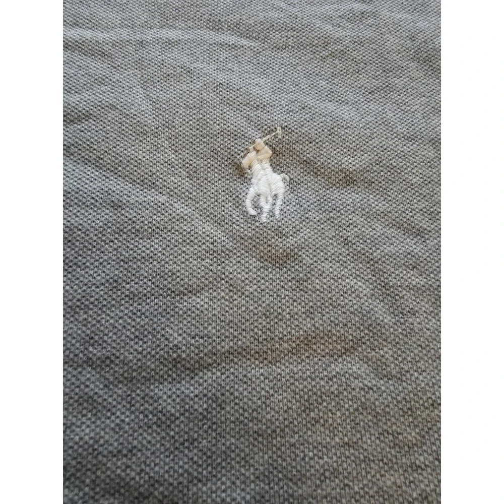 Polo Ralph Lauren Cotton Polo Shirt Men's Big & Tall 3XLT Gray w/ White Pony NWT